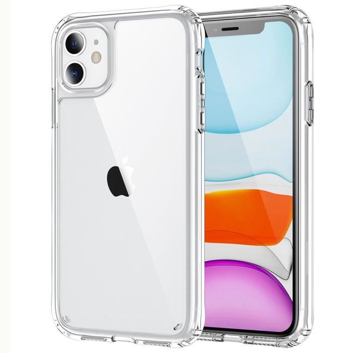 IYUPP Bumper Coque Shockproof pour iPhone 11 Transparent