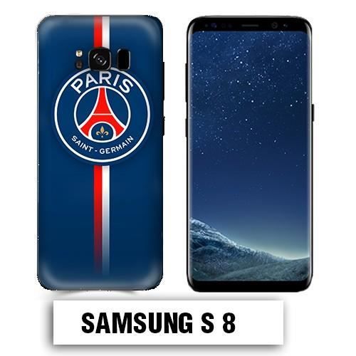 Coque Samsung S8 PSG Bleu Rouge