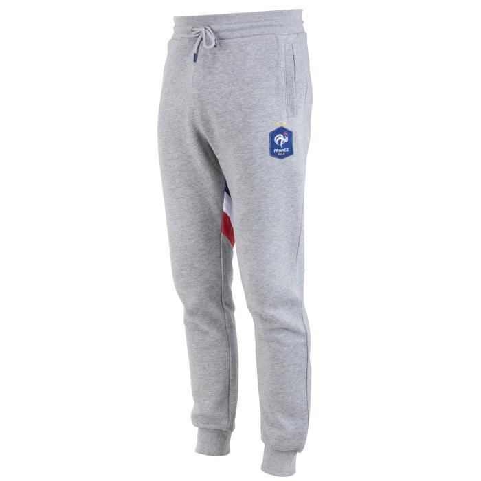 Pantalon FFF - Collection officielle EQUIPE DE FRANCE - Enfant - Gris