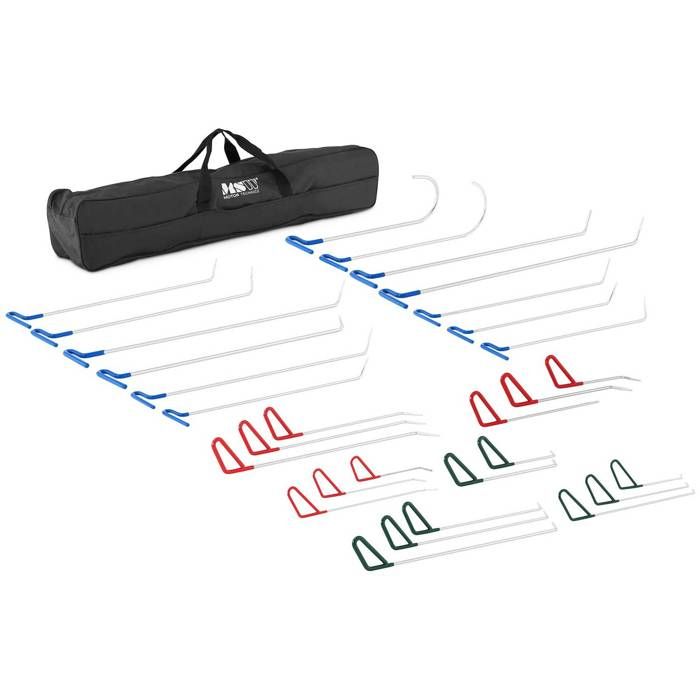 Kit Outils De Débosselage Redressage Sans Peinture Carrosserie MSW (Nombre de tiges : 30, Débosselage rapide)