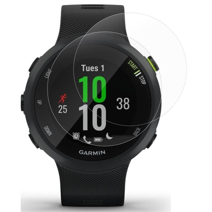 Verre Trempé pour Garmin Forerunner 55 - Forerunner 45 - Forerunner 45S [Lot de 2] Protection Ecran Montre Anti Rayure Phonillico®