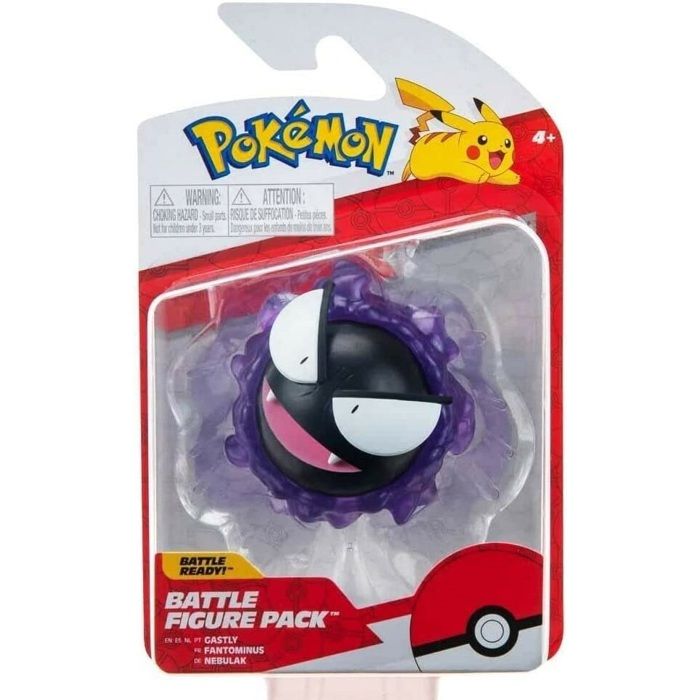 Coffret Pokemon Fantominus Figurine De Combat Pokemon Noir Et Violet Jouet Garcon