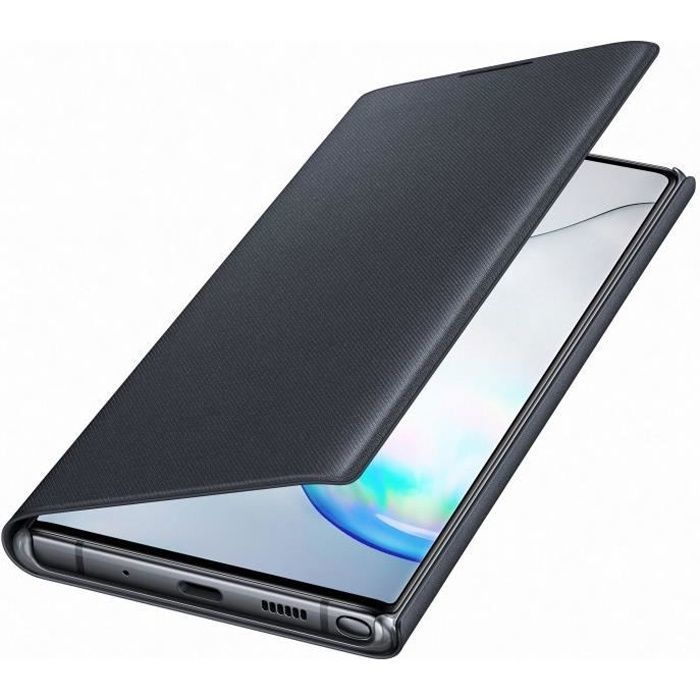 LED View Cover Noir Note10+