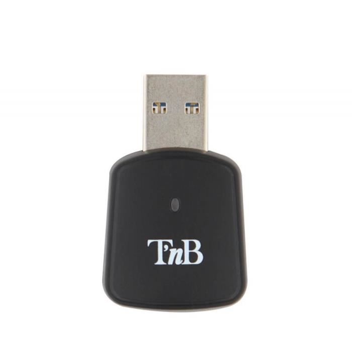 T'NB Nano Clé WI-Fi AC 1200 Mbps Noir