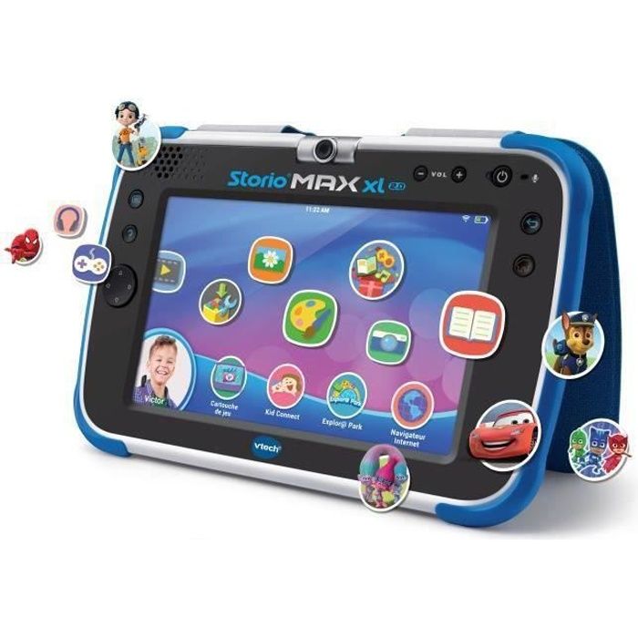 SHOT CASE - VTECH - Console Storio Max XL 2.0 7 Bleue - Tablette Éducative Enfant 7 Pouces