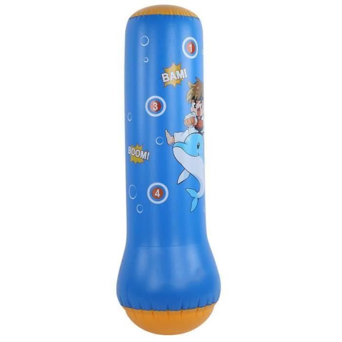 QN22700-MEIHESac De Boxe Debout Gonflable Épaississant De 125 Cm Sac De Frappe Pliant Pour Enfants (Sac De Boxe Debout Gonflable)
