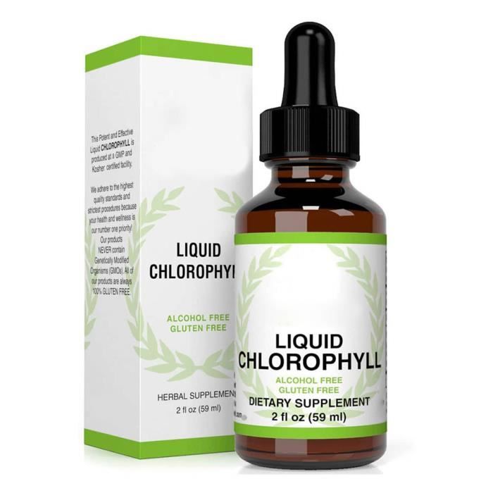 Chlorophyll Liquid Extract Dietary Supplement Liquid Care Skin Drops Supplement Hair Oil For Skin Detox C