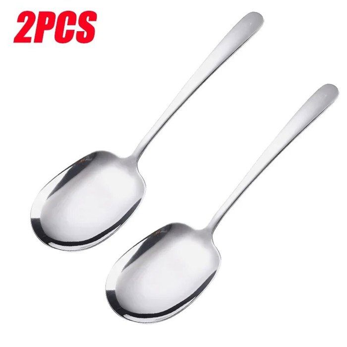 Lot De 6 Cuillères à Soupe En Acier Inoxydable 19,3cm - VANRA, Design Classique