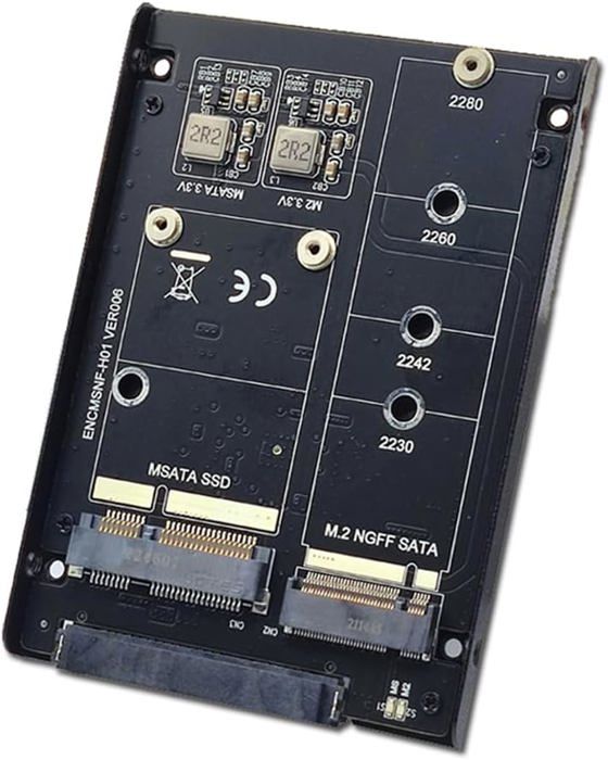 Double Msata Ngff B+M Ssd Card Jbod Raid0 Span Bridge À 2.5 Sata Combo Double Msata Ngff B+M Ssd Card Jbod Raid0 Span Bridge À 2.5 Sata Combo