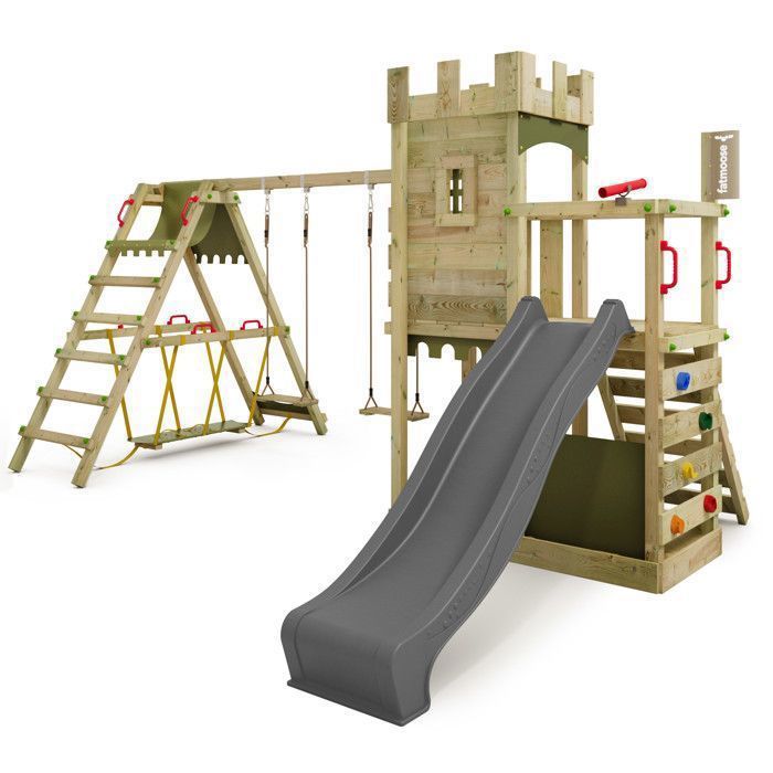 Poignées De Sécurité En Plastique Antidérapantes Pour Aire De Jeux Enfants – Charge Max 60 Kg – Montage Facile – Bleu