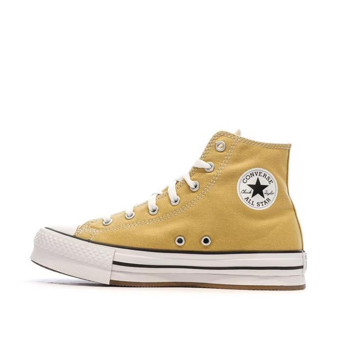 Converse Baskets Jaunes Garçon/Fille Converse Chuck Taylor All Star Eva