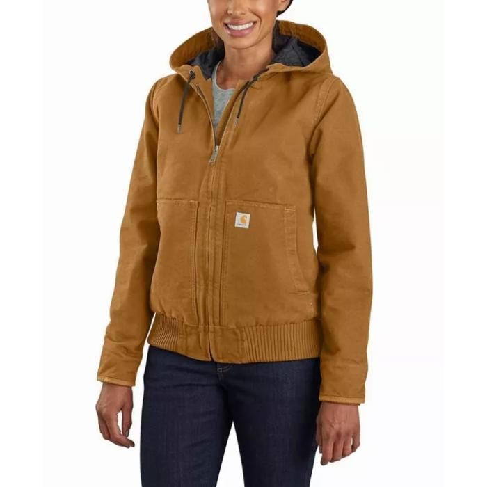 Blouson Femme Washed Duck Active Jacket Marron T.M - 104053-BRN-M Blouson Femme Washed Duck Active Jacket Marron T.M - 104053-BRN-M
