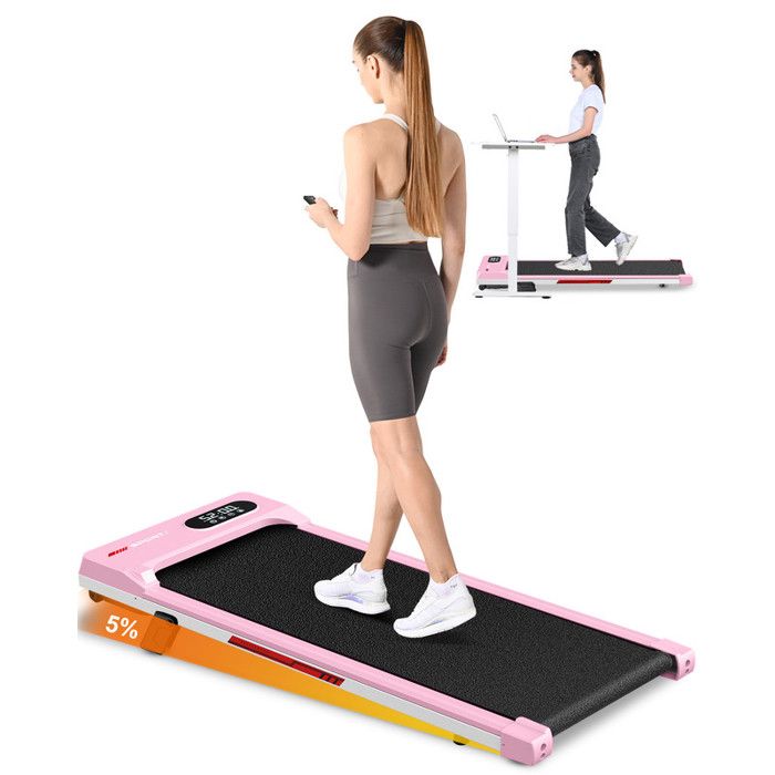 Tapis De Marche Inclinable Cozary - 2-6 Km/h, Moteur 2.5HP - Pour Bureau Et Maison - Télécommande Et App