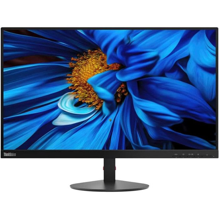 Lenovo ThinkVision S24 4e Écran LED 24 23.8 visualisable 1920 x 1080 Full HD @ 100 Hz IPS 250 cdm² 1300:1 4 ms HDMI VGA corbeau - vue 5