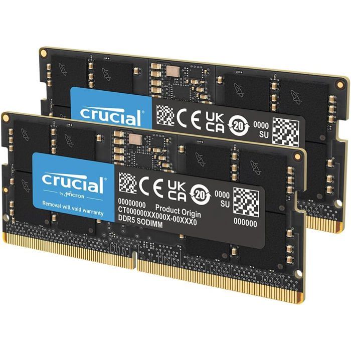 Kit Mémoire RAM Crucial DDR3 1333MHz Pour PC Portable - 2x8Go (16Go Total) - Neuf Avec Garantie à Vie