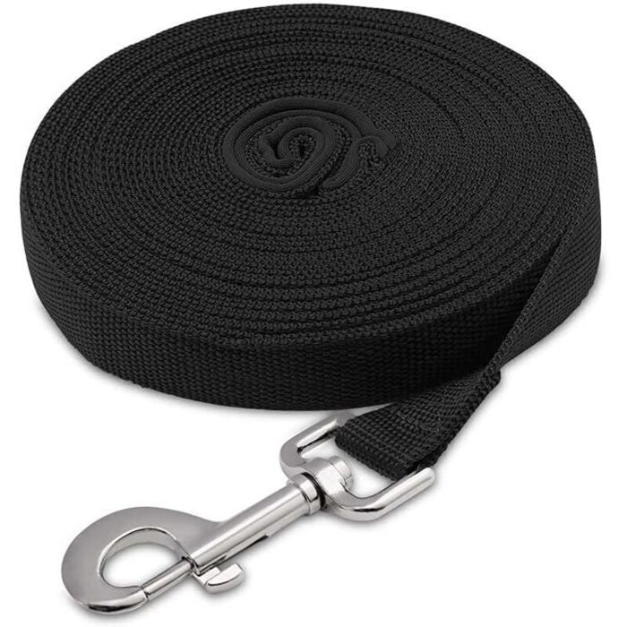 Longe pour Chien 5m Laisse de Dressage Longue pour Chiens Idéal pour la randonnée Le Camping lentraînement la Plage