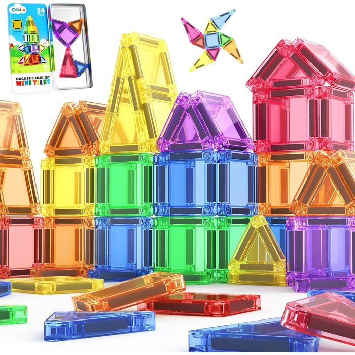 Mini Blocs Magnétiques de Construction - Jeu Sensoriel Montessori pour ...