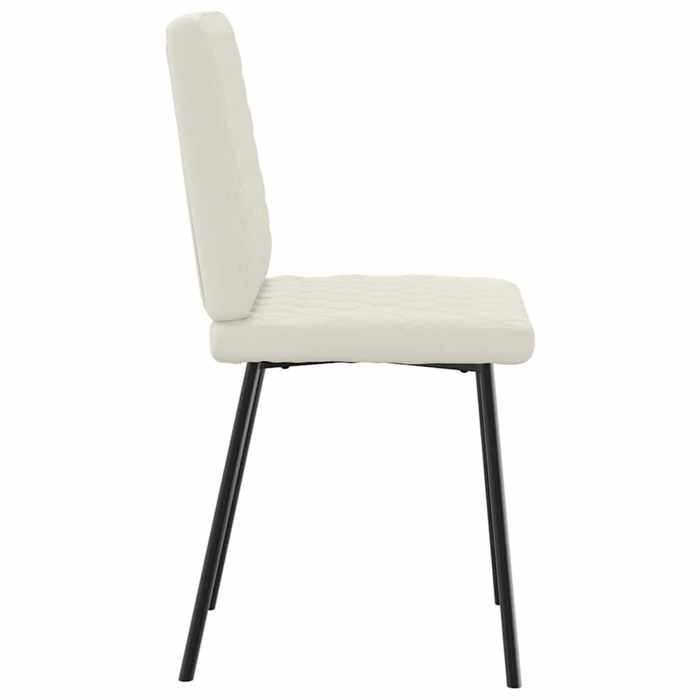 TOP 2026 Chaises à manger (lot de 2) - pour 2 personnes - contemporain - Crème Velours - 45x54x83 cm ccc519