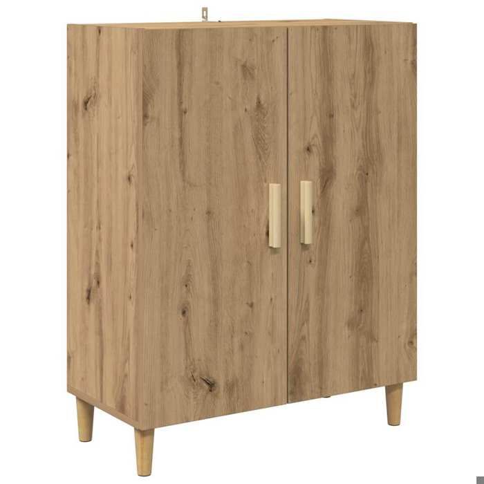 [2644945]Meuble Bas - Buffet de salonmeuble de rangement Buffet Chêne artisanal 70x34x90 cm Bois dingénieriePoids:25.19 Kg