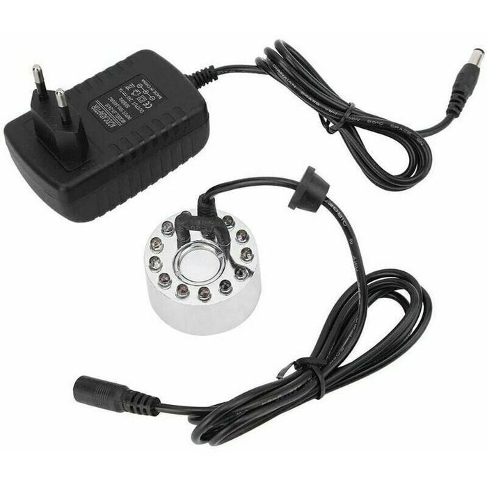 Ventilateur et brumisateur extérieur12 LED Fabricant de brumisateur à ultrasons