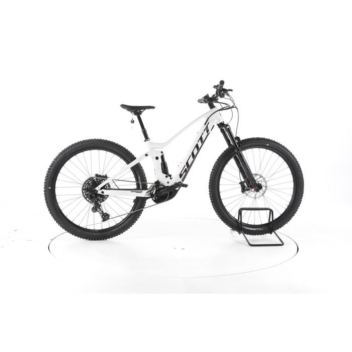 Vélo électrique - Scott Contessa Strike eRide 920 - blanc - VTT électrique tout suspendu - Bosch 500 Wh Reconditionné Reconditionné - Scott reconditionné disponible sur Cdiscount Seconde Vie
