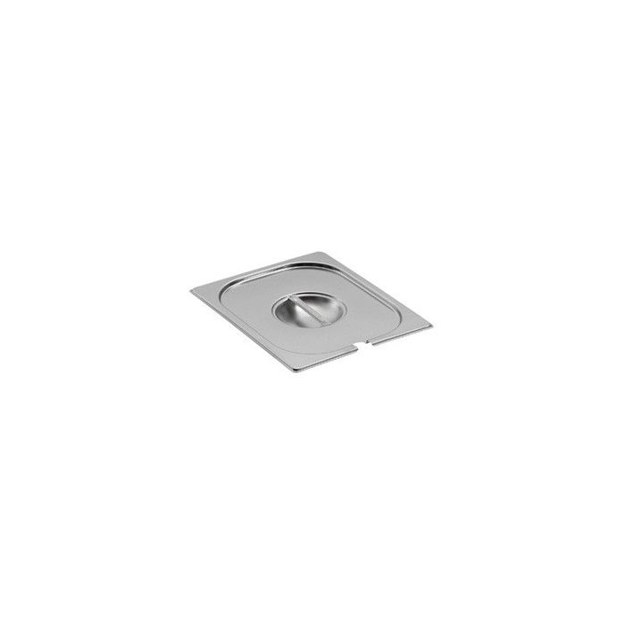 Couvercle ajouré GN 1/1 - PESAGE MB - Couvercle ajouré - Inox 18/10 - 530 x 325 mm - Fente pour ustensile