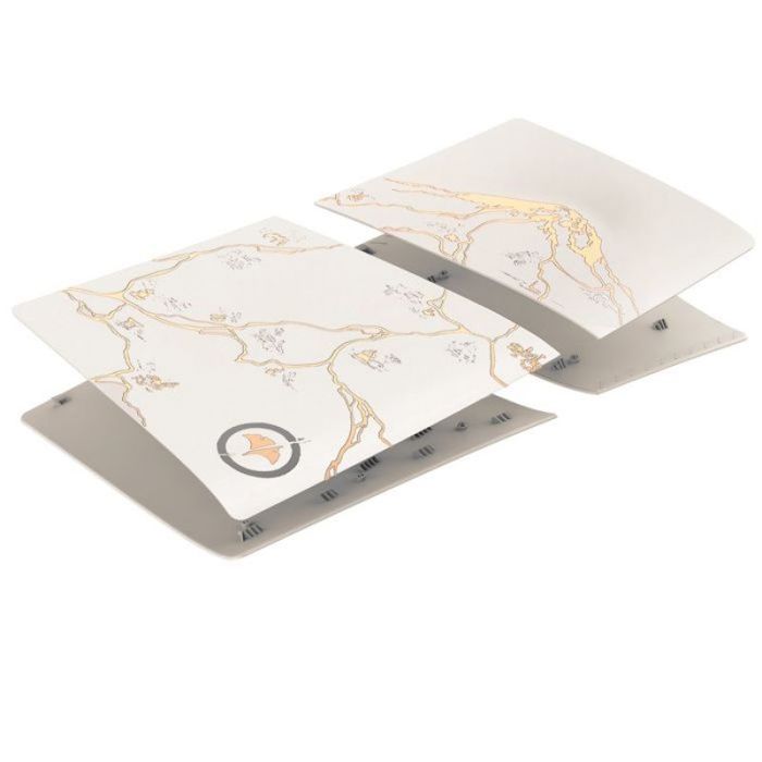 Housse pour Console PS5 Pro Édition Numérique - Façades Coque Ghost of Yotei Gold Limited Edition