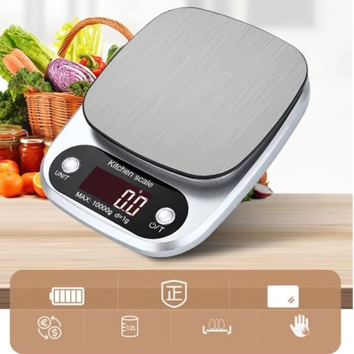 LCD digital 5 kg Balance Compacte électronique pour cuisine alimentaire pesant