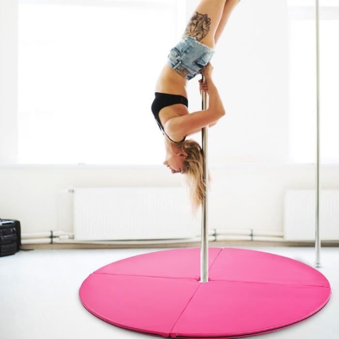 Giantex Crash Mat Tapis De Pole Dance Épaisseur 5CM Diamètre