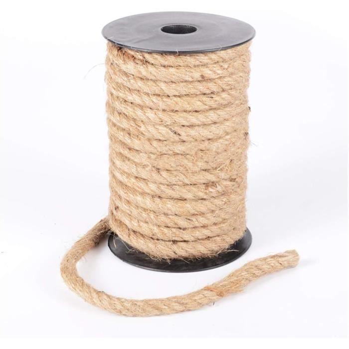 Ficelle Sisal Corde De Jute Naturelle 300m X 3mm - Pour Jardin, Deco, Emballage - Résistante Et Biodégradable Décoration Jardin Emballage