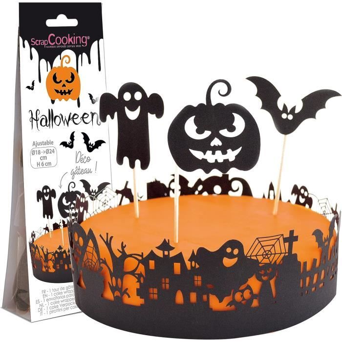 Kit 39 Pièces Décorations Gâteau Halloween - Sorcières, Fantômes, Citrouilles Pour Fête Enfants !