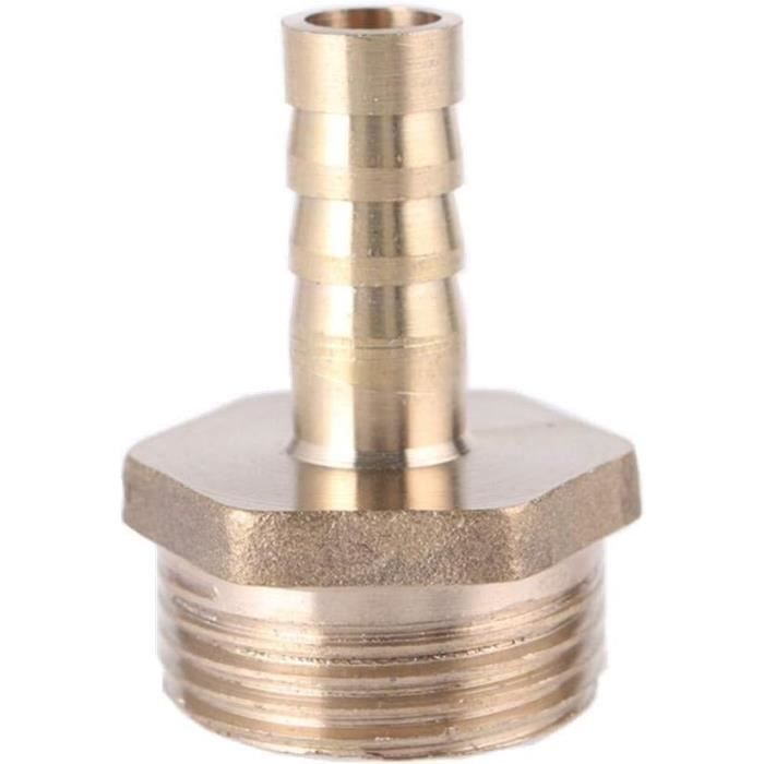 Raccord Universel 3 Voies Y Laiton Barbillon 5mm ABSOPRO - Connecteur Tuyau Robuste