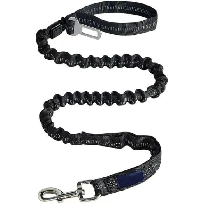 Laisse Chien élastique Réfléchissante - Longueur Réglable 54-80 Cm | Ceinture De Sécurité Voiture, Nylon Haute Résistance