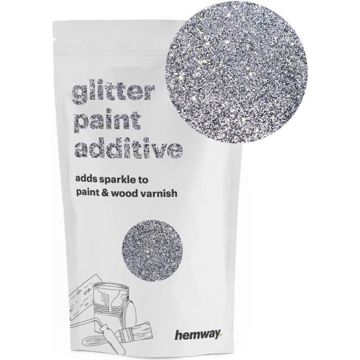 Paillettes peinture glitters argent