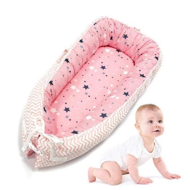 Reducteur lit bebe,coussin bébé,Lit de nid portable pour bébé pour