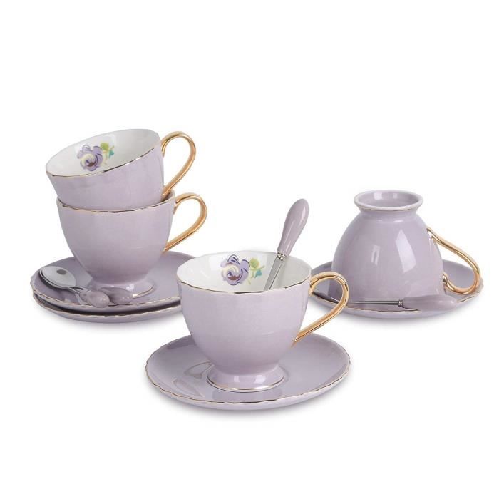 Lot De 2 Tasses à Café En Porcelaine De Luxe Tangshan - Céramique Anglaise, élégant Et Durable - Parfait Pour Maison, Bureau, Cadeau