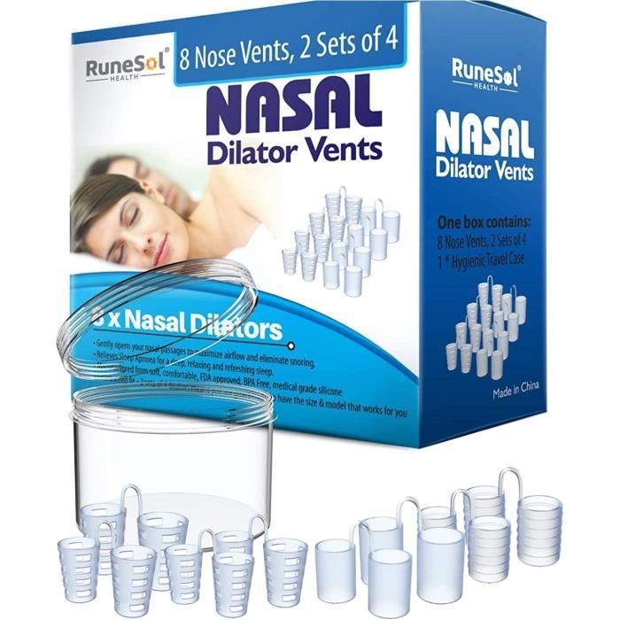 Ecarteur de Narine x 8, Dispositif Anti Ronflements Dilatateur Nasal