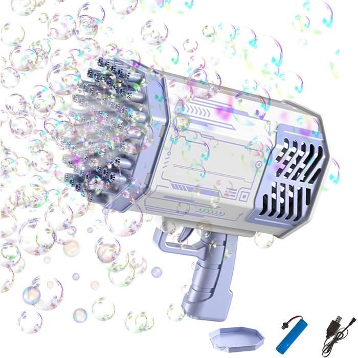 Pistolet à Bulles Avec Réservoir De Savon Pour Enfant 3 ans+ – Violet