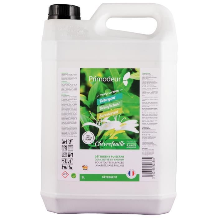 Détergent désinfectant surodorant 3D - chevrefeuille - 5 L