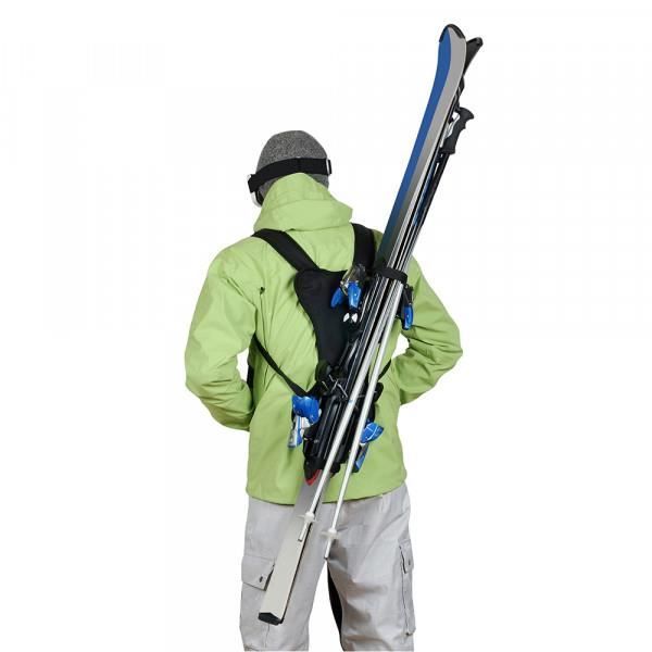 Porte-skis sac à dos - WANTALIS - Transport facile des skis - Fixation par bande velcro