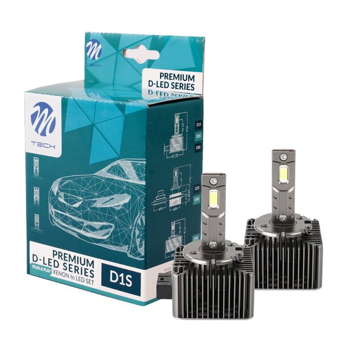Ampoules Xénon D1S 6000K 35W - 2 Pièces, Homologuées, Extra Lumineuses - Compatibles VW, Audi, BMW, Opel - 8