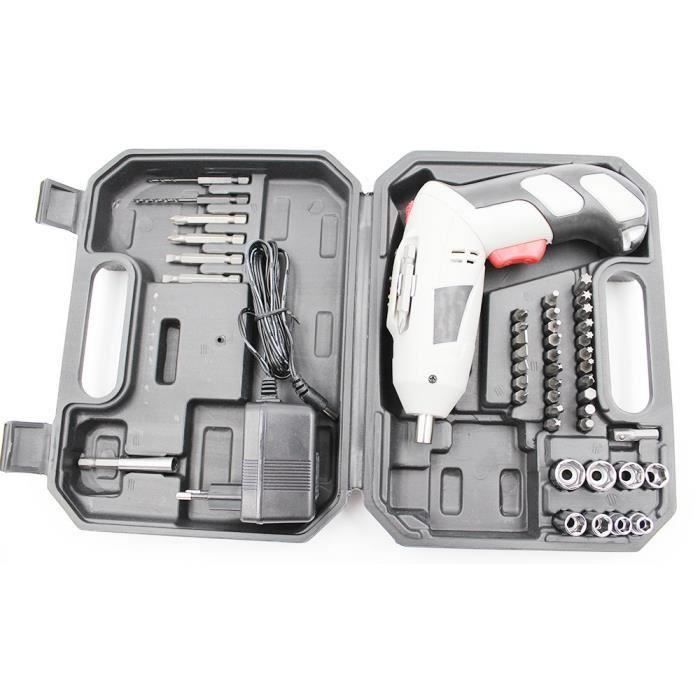 45 en 1 électrique Tournevis Kit 4.8 V Portatif Puissance Tournevis