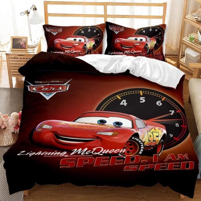 Dessin Anime Pixar Cars Parure De Lit Pour Enfant 100 Microfibre Housse De Couette Enfant Garcon Bebe Fille 240x260cm 851 Cdiscount Maison