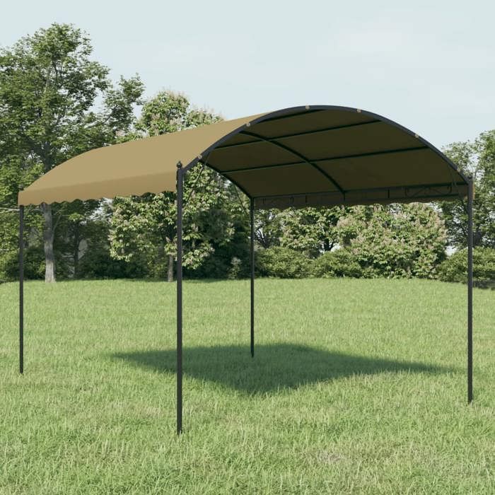 Tonnelle - vidaXL - Belvédère - 4x3x26 m - Taupe
