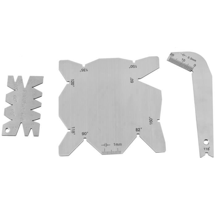 Jauge D'affûtage De Foret - Guide Angle 118°, Acier Inox, Précision 0,5 Mm, Pour Affûtage Précis Des Mèches