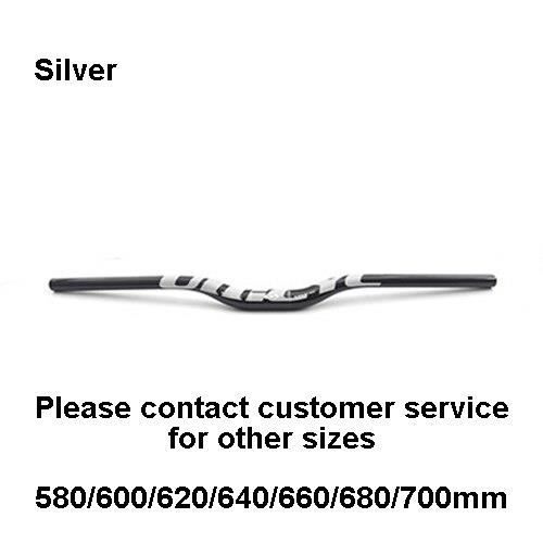 LUNJE Guidon De VTT En Fiber De Carbone 31.8mm * 580/600/620/640/660/680/700 /720/740/760mm Barre De Montage Vélo Pliant/Guidon VTT/BMX (Color : Purple, Size : 740mm