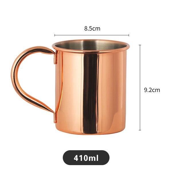 Set 4 Verres Moscou Mule En Cuivre 530ml - Pour Cocktails Glacés - SUPERSUN