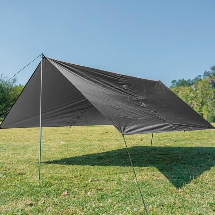 EBTOOLS Auvent Tente de canopée multifonction imperméable extérieure tapis humide ultra-léger Camping pique-nique pêche