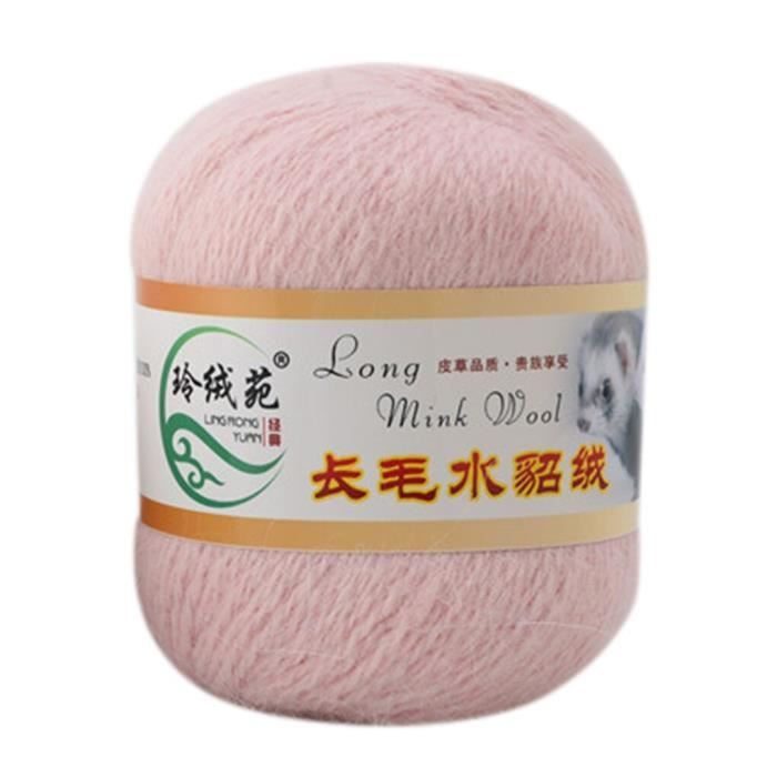 Lot De 10 Pelotes De Laine Fourrure Camel - Super Douce - Fabriqué En France - Pour Tricot/crochet