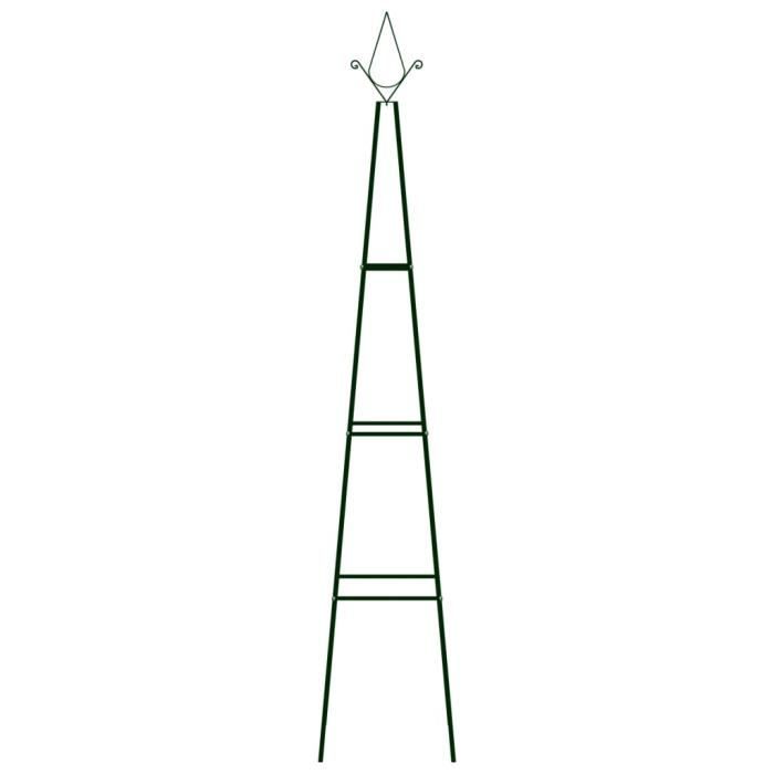 UNUS Lot De 3 Tuteurs Supports Pyramide Pour Plantes Grimpantes - 145x60cm, 115x60cm, 90x50cm